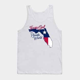 Texas Girl In A Florida World Tank Top